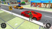 Superhero Stickman Rope Hero - Gangster Crime Game Screen Shot 8