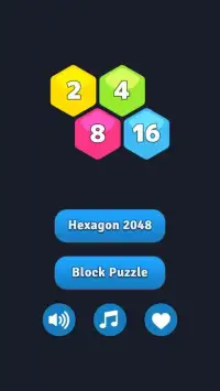2048 Hexagon Block Puzzle Screen Shot 0