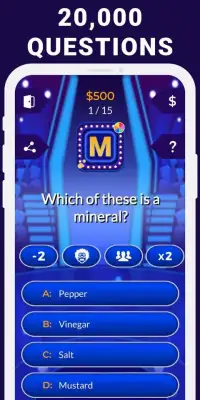 Billionaire - Mega Quiz Online GK Trivia Screen Shot 4