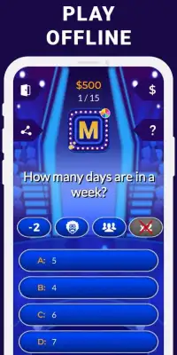 Billionaire - Mega Quiz Online GK Trivia Screen Shot 2