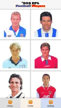 '90s EPL Footballers 1 Color by Number - Pixel Art Screen Shot 0
