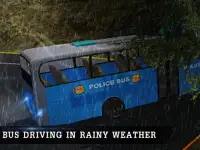 Off Road Police Bus Driving Screen Shot 1