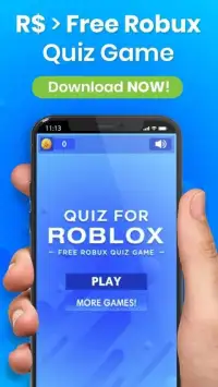 Free Robux Quiz R$ - NEW R0BL0X QUIZ! Screen Shot 3
