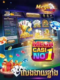Mega CASI NO1 - The Best Khmer Card Game Screen Shot 1
