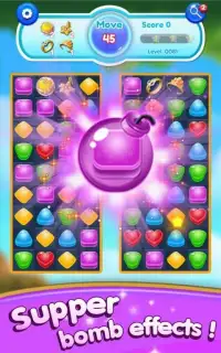 Candy Sugar - Match 3 Free Game Screen Shot 1