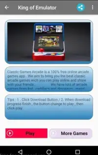 Arcade Games (King of emulator 2) Screen Shot 0