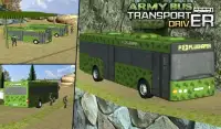 Army Bus Transporter Driver Screen Shot 0