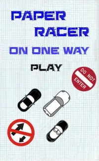 Paper Racer On One Way Screen Shot 2
