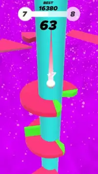 Helix Color Jump | 3D Screen Shot 0