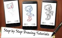 Draw Sonik the Hedgehog Screen Shot 0