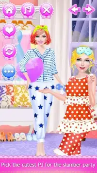 High School BFF PJ Party Salon Screen Shot 12