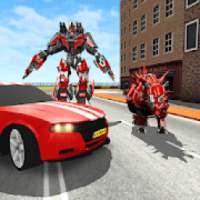 Futuristic Car Robot Transformer Rhino Robot Games