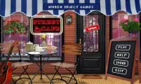 Hidden Object Game Street Cafe Screen Shot 2