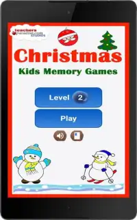Christmas Kids Memory Games Screen Shot 0