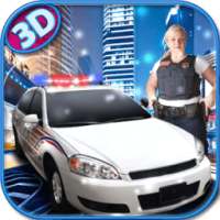 City Crime Police Car Race 3D