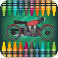 Moto Bike Racing Coloring