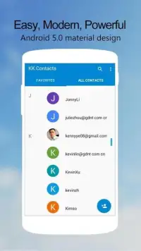 KK Contacts -Easy,Cool Contact Screen Shot 6