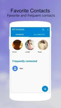 KK Contacts -Easy,Cool Contact Screen Shot 5