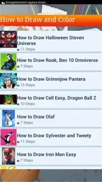 How to Draw and Color Cartoons Screen Shot 1