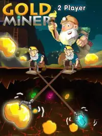 Gold Miner - 2 Player Games Screen Shot 1