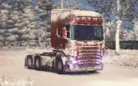 Truck Simulator Snow Transport Screen Shot 3