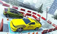 Snow Taxi Parking Sim 3D 2017 Screen Shot 11