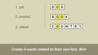 Trio Crossword - Word Puzzle Screen Shot 13