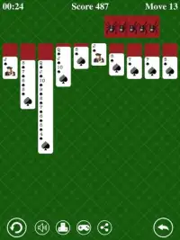 Spider Solitaire simple Screen Shot 2