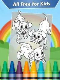 Dalmatians Coloring 101 Game Screen Shot 1