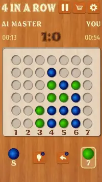 Four in a Row free puzzle game Connect Four puzzle Screen Shot 3