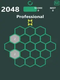 Hexagon 2048 Screen Shot 0