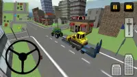 Tractor Driver 3D: City Screen Shot 4