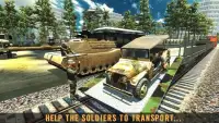 Army Train Transporter Cargo Screen Shot 1