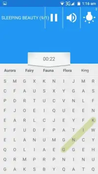 WORDSEARCH: DISNEY FILMS Screen Shot 3