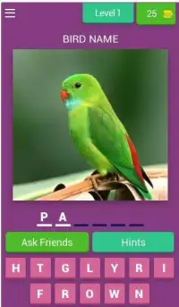 Guess the animals and birds Quiz Screen Shot 2