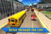 حافلة مدرسية القيادة لعبة سيم Screen Shot 4