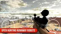 Sniper vs Futuristic Robot Screen Shot 2