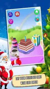 Christmas Cake Maker Game Screen Shot 0