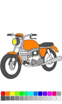 Moto Bike Racing Coloring Screen Shot 5