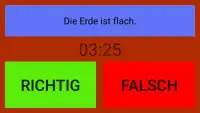 Richtig/Falsch Challenge Screen Shot 1