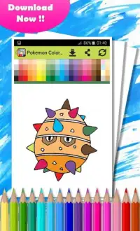 Coloring Book for Pokemon Screen Shot 0