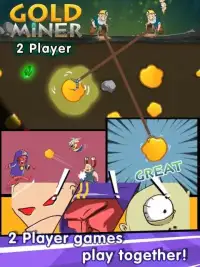 Gold Miner - 2 Player Games Screen Shot 0