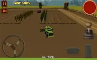 Blocky Farm Tractor Simulator Screen Shot 2