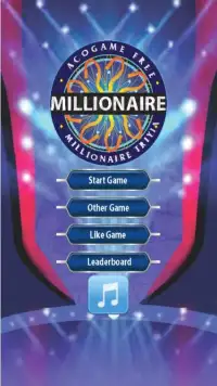 Millionaire Trivia Screen Shot 0