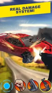 Crash Test Futuristic Car Screen Shot 0