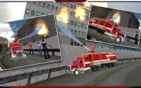 Up Hill Fire Truck Rescue Sim Screen Shot 7