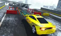 Snow Taxi Parking Sim 3D 2017 Screen Shot 10