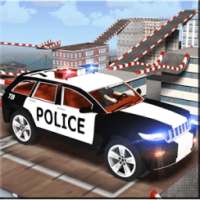 Police car Rooftop training 3d