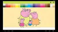 Pega Pig coloring book Screen Shot 2