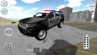 4WD SUV Police Car Driving Screen Shot 4